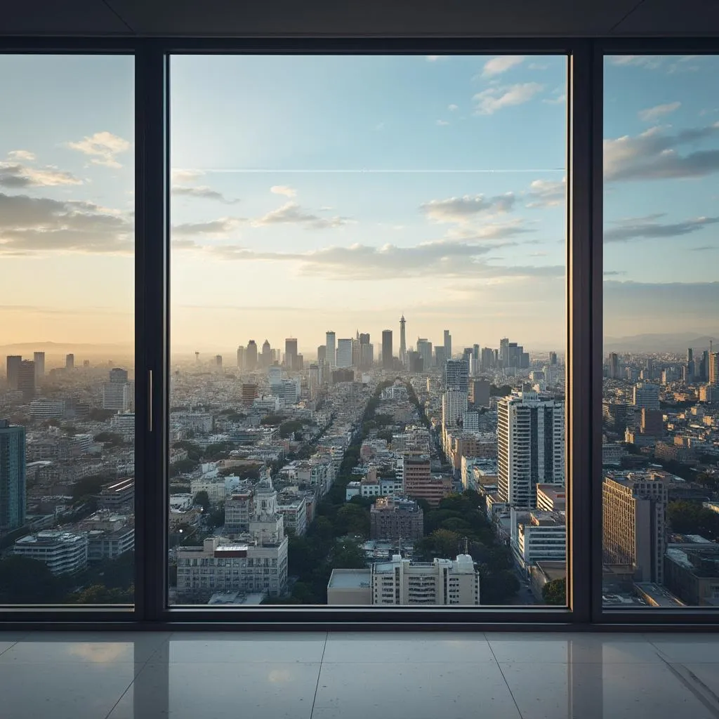 Vista panorámica de Buenos Aires desde la oficina de Budgeteersest