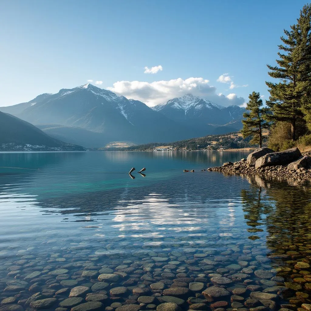 Paisaje de Bariloche, turismo