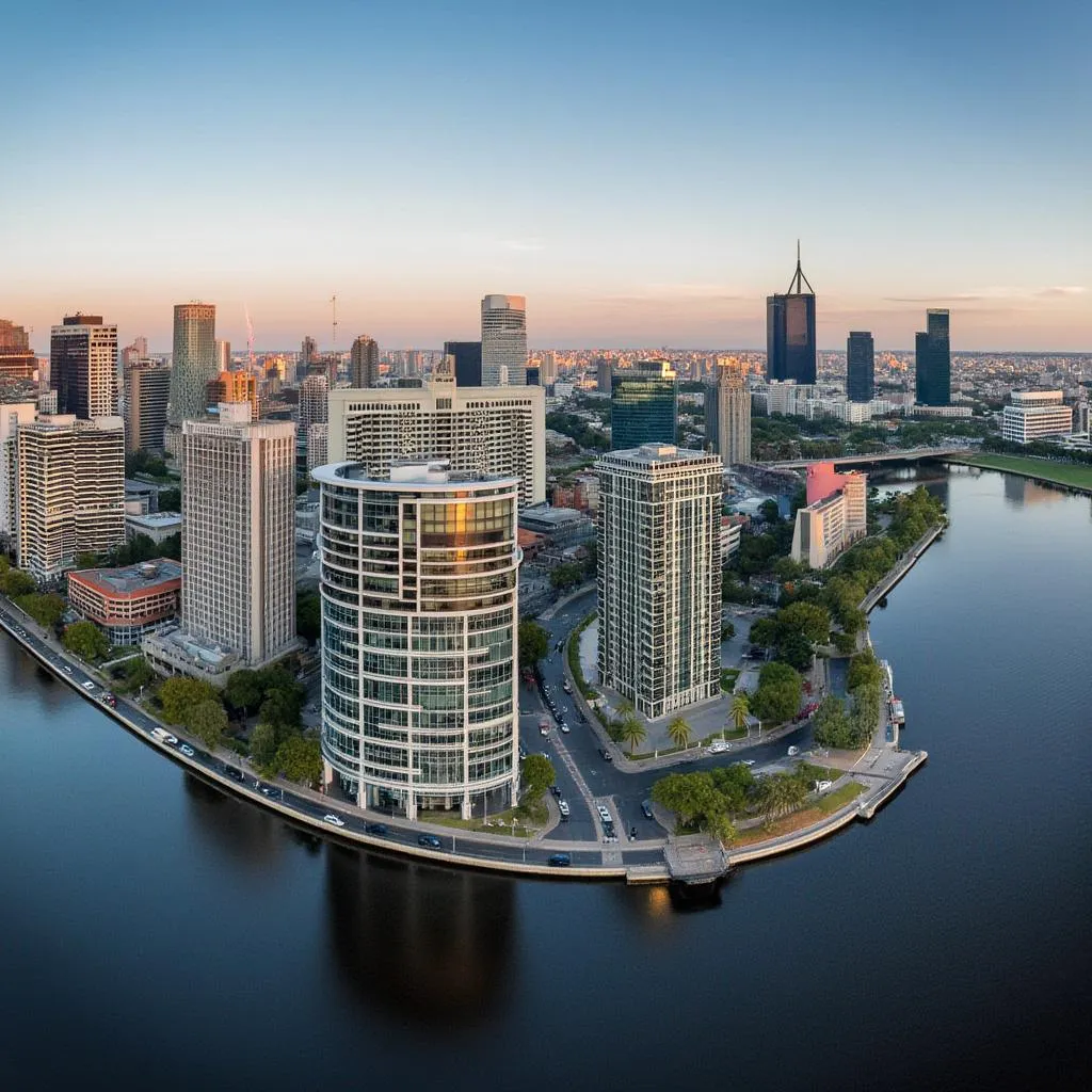 Vista moderna de Buenos Aires