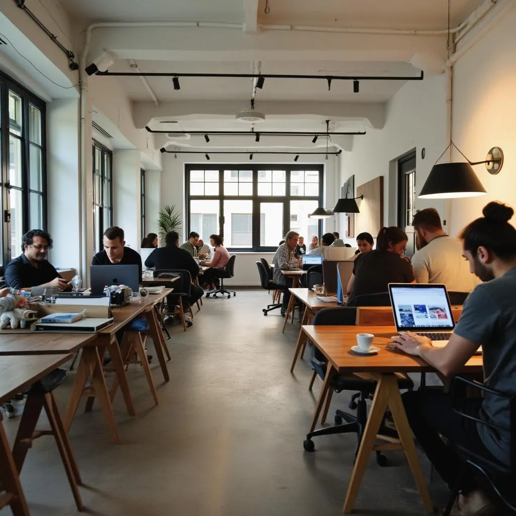 Espacio de coworking en Argentina